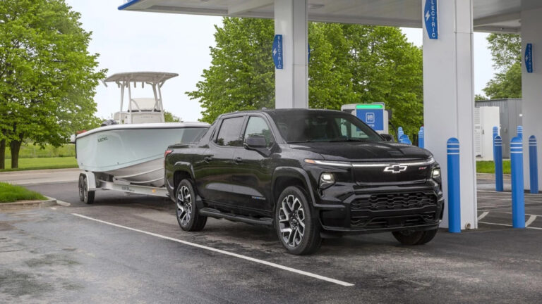 2024 Chevrolet Silverado EV RST charging and towing