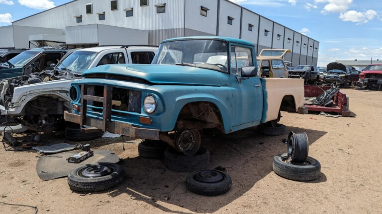 99 1962 IHC C Series pickup truck in Colorado junkyard photo by Murilee Martin