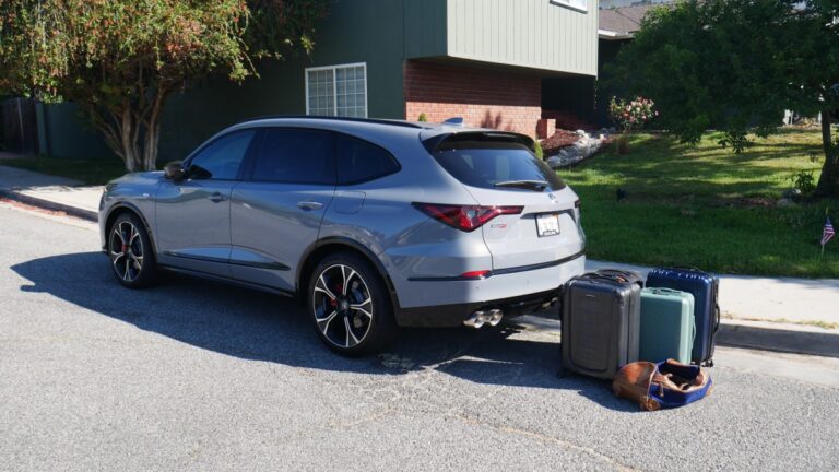 Acura MDX luggage test