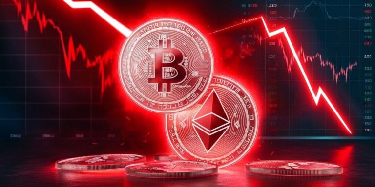 bitcoin ethereum red down market gID 7