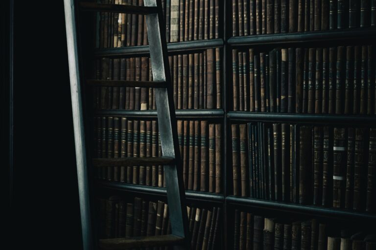 old book shelf