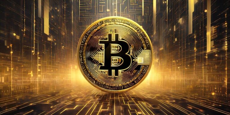 bitcoin btc gold cybernetic background ai image scaled gID 7