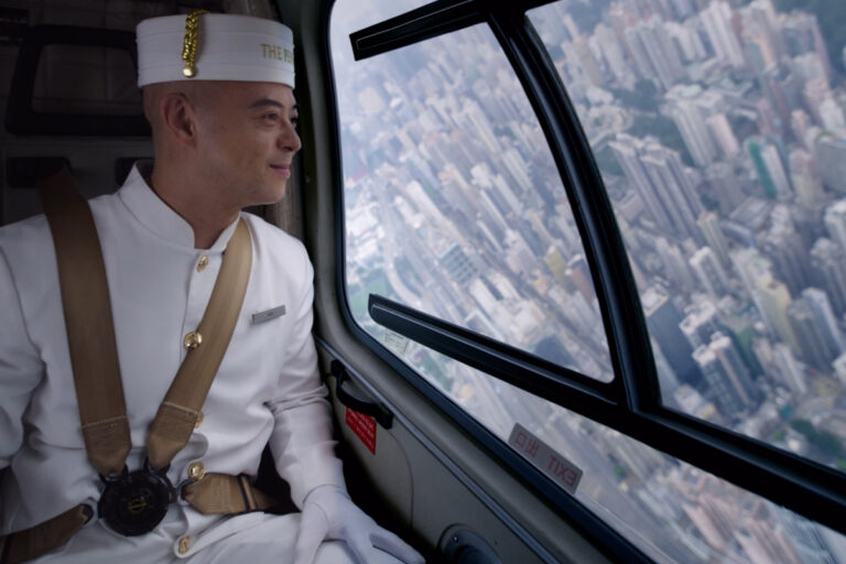 Kam Tsui takes a helicopter ride from The Peninsula Hong Kong